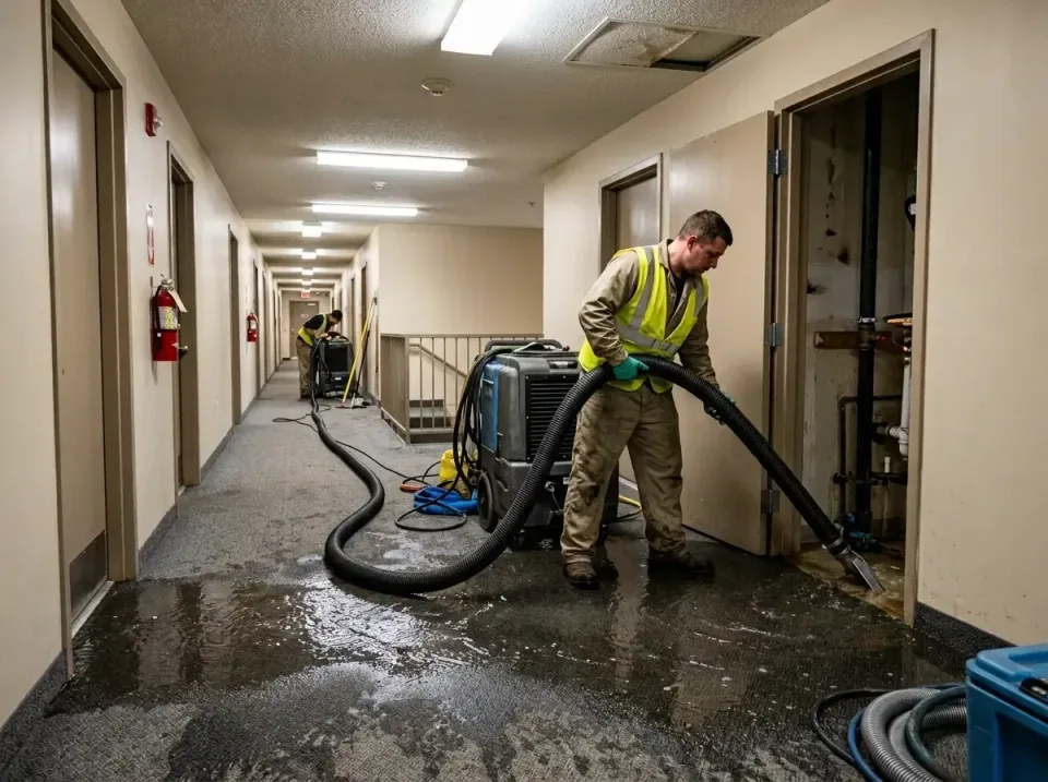 multi-unit-apartment-hallway-f-005 — frequently asked questions, Emergency Burst Pipe Water Extraction & Removal in Yazoo Ci…